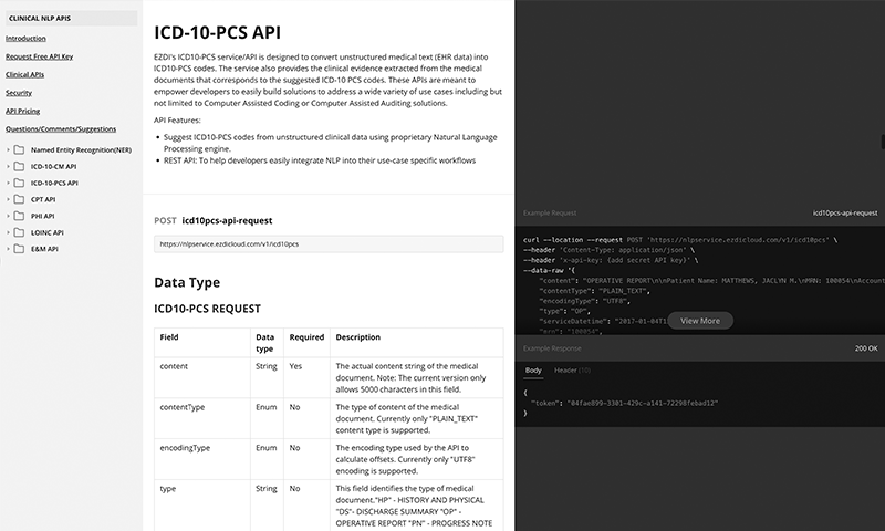 Clinical NLP API