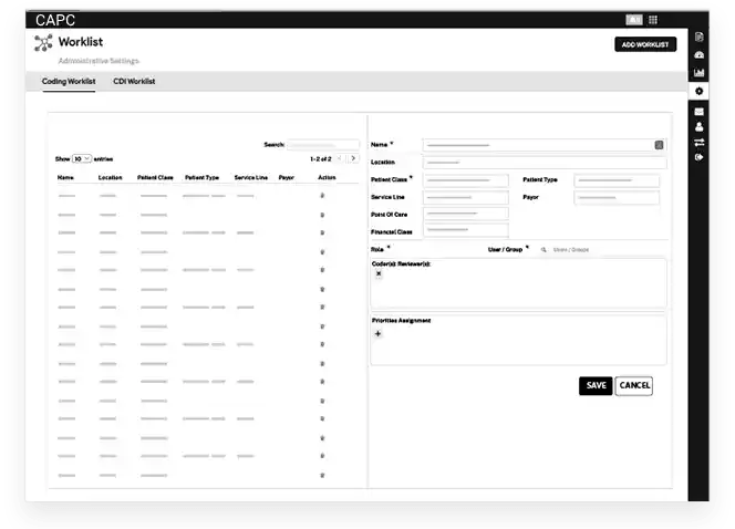 Intelligent Capc Worklists Screen2