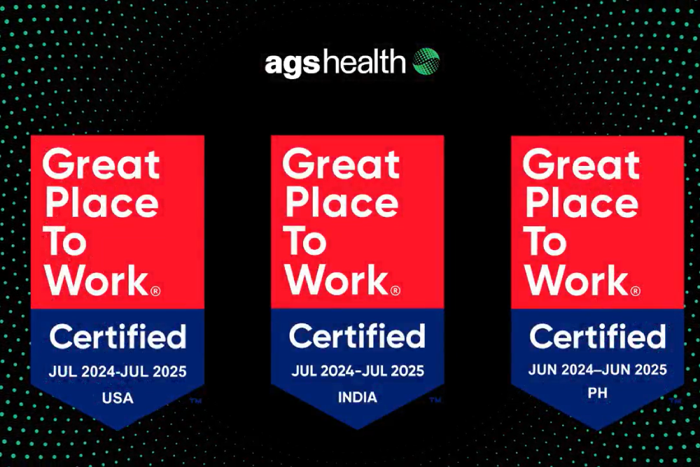 AGS Health Certified as Great Place To Work